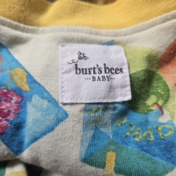 Burt's Bees Multicolor Kids Footie - Picture 4 of 4